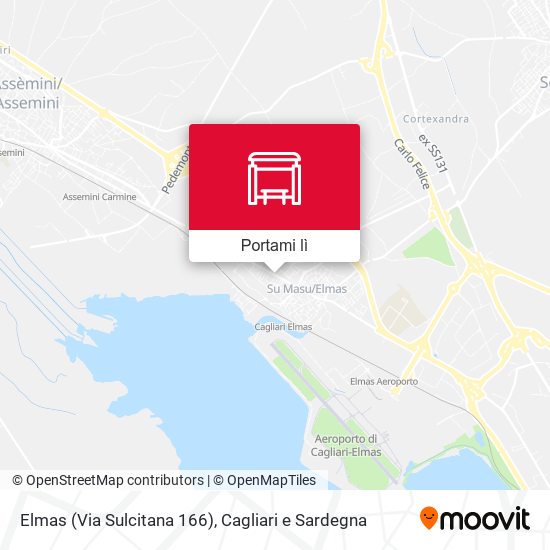 Mappa Elmas (Via Sulcitana 166)