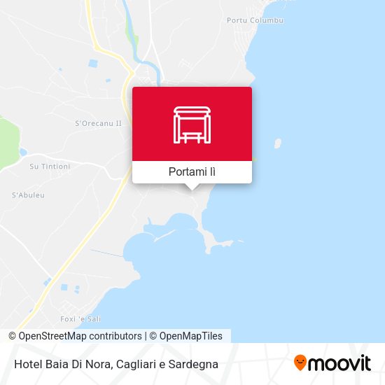 Mappa Hotel Baia Di Nora