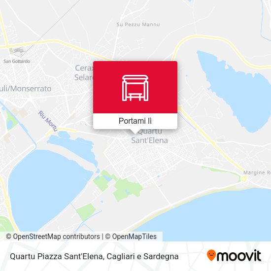 Mappa Quartu Piazza Sant'Elena