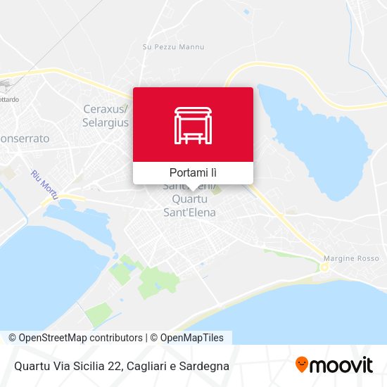 Mappa Quartu Via Sicilia 22