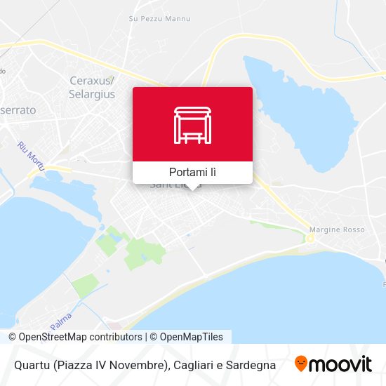 Mappa Quartu (Piazza IV Novembre)