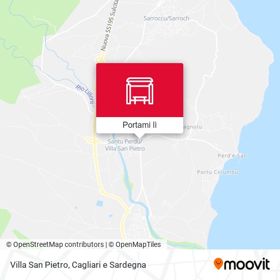 Mappa Villa San Pietro