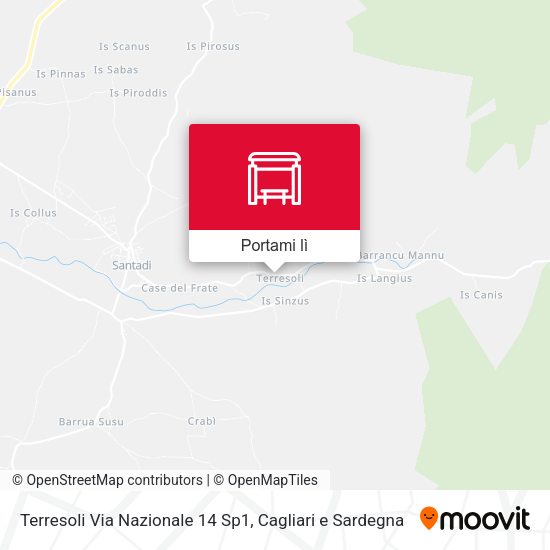 Mappa Terresoli Via Nazionale 14 Sp1