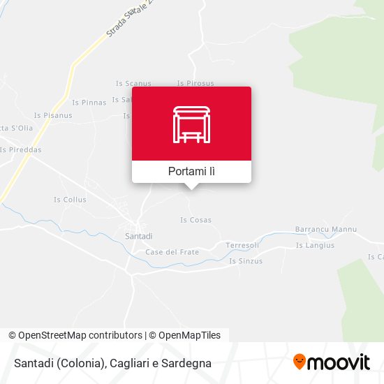 Mappa Santadi (Colonia)
