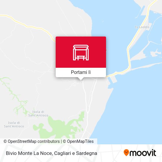 Mappa Bivio Monte La Noce