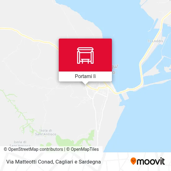 Mappa Via Matteotti Conad