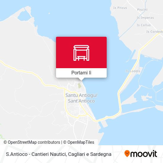 Mappa S.Antioco - Cantieri Nautici