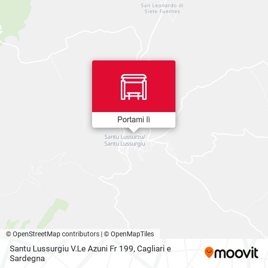 Mappa Santu Lussurgiu V.Le Azuni Fr 199