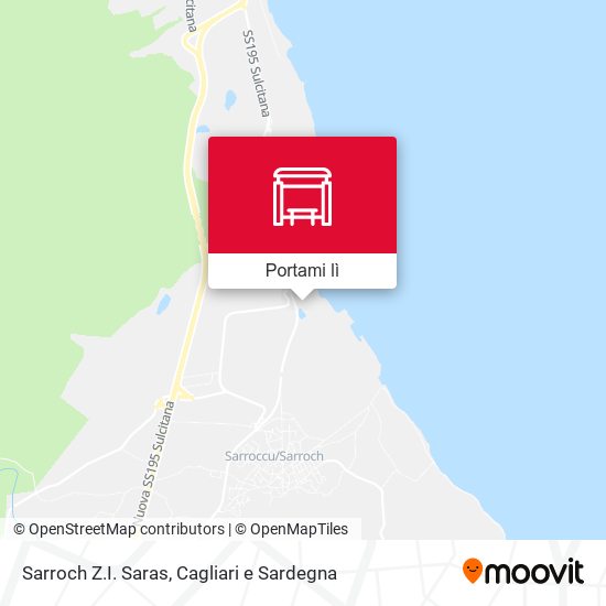 Mappa Sarroch Z.I. Saras