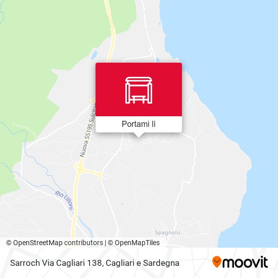 Mappa Sarroch Via Cagliari 138