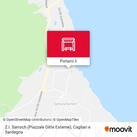 Mappa Z.I. Sarroch (Piazzale Ditte Esterne)