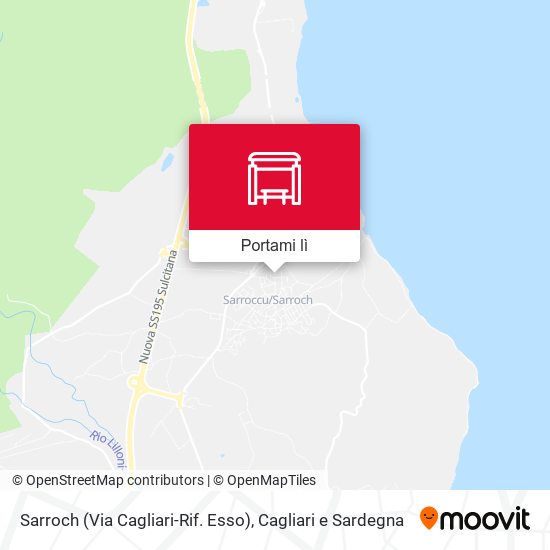 Mappa Sarroch (Via Cagliari-Rif. Esso)