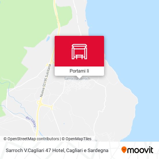 Mappa Sarroch V.Cagliari 47 Hotel