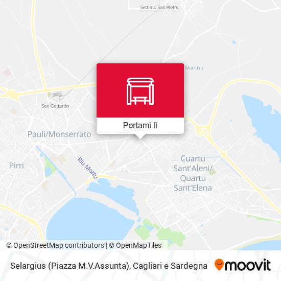 Mappa Selargius (Piazza M.V.Assunta)