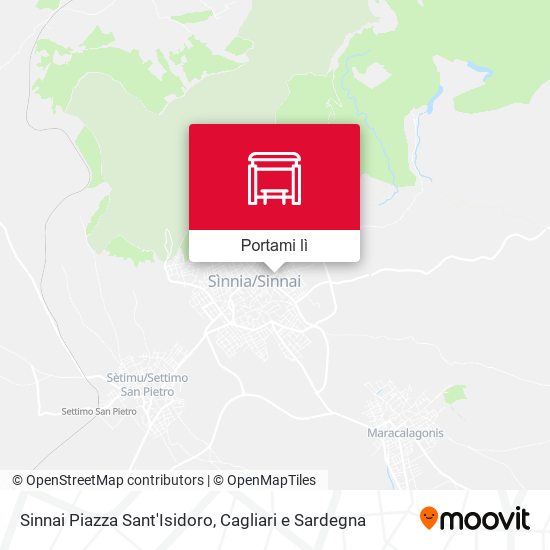 Mappa Sinnai Piazza Sant'Isidoro