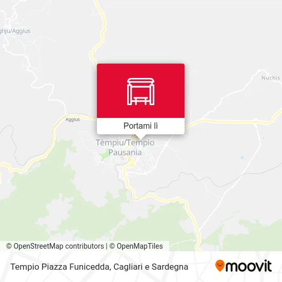 Mappa Tempio Piazza Funicedda