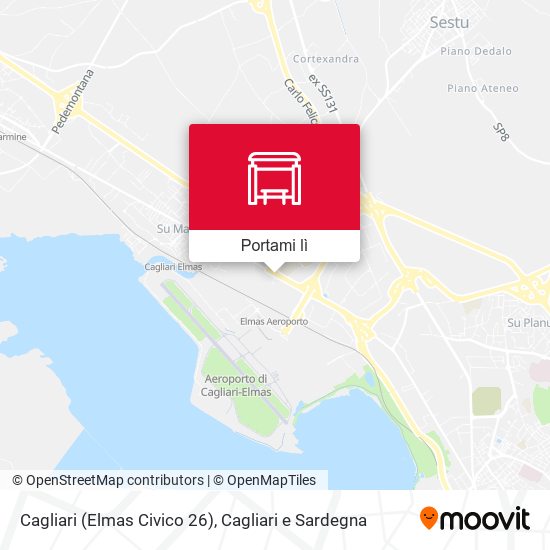Mappa Cagliari (Elmas Civico 26)