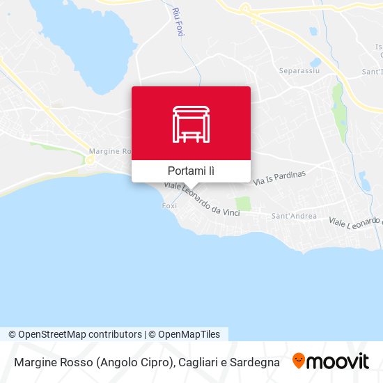 Mappa Margine Rosso (Angolo Cipro)