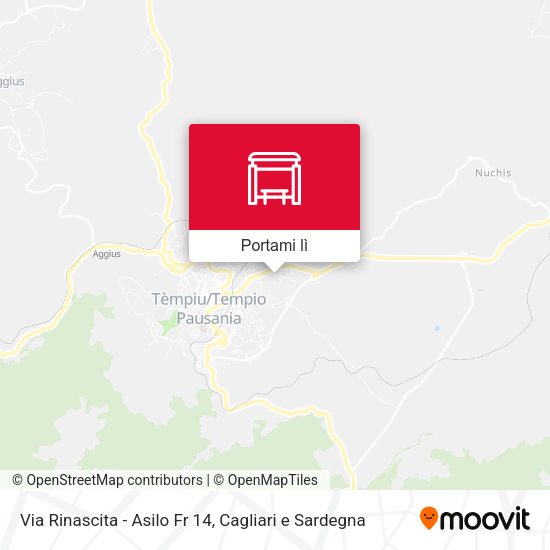 Mappa Via Rinascita - Asilo Fr 14