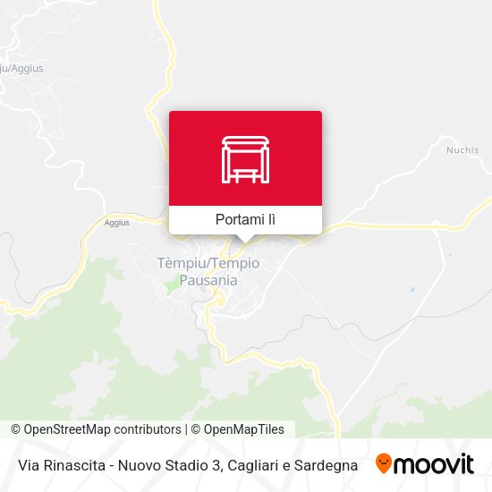 Mappa Via Rinascita - Nuovo Stadio 3
