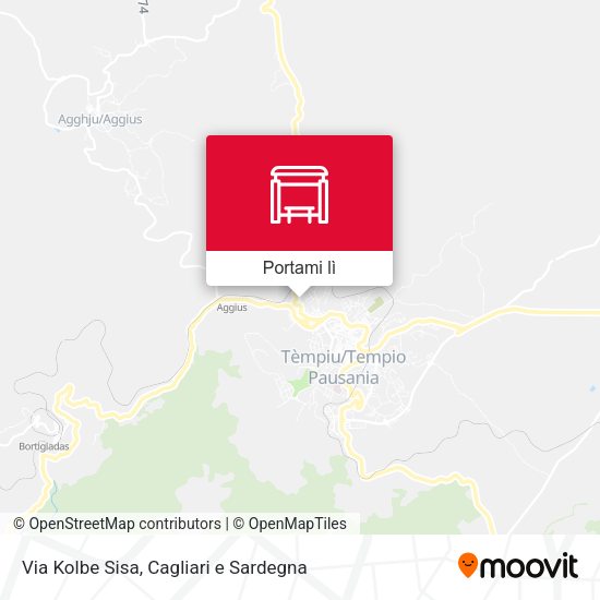 Mappa Via Kolbe Sisa