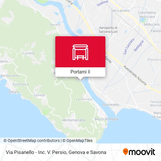 Mappa Via Pisanello - Inc. V. Persio