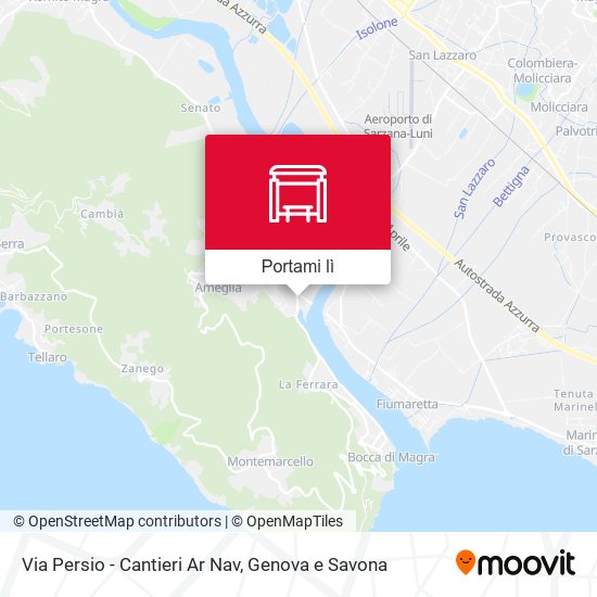 Mappa Via Persio - Cantieri Ar Nav