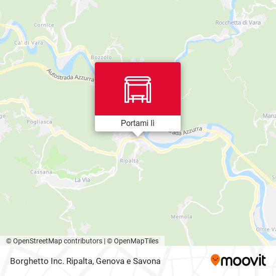 Mappa Borghetto Inc. Ripalta