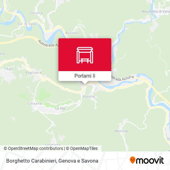 Mappa Borghetto Carabinieri