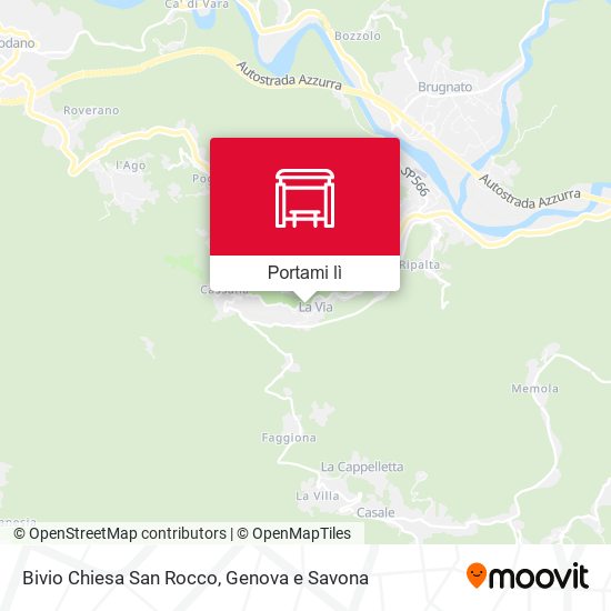 Mappa Bivio Chiesa San Rocco