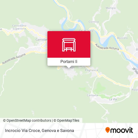 Mappa Incrocio Via Croce