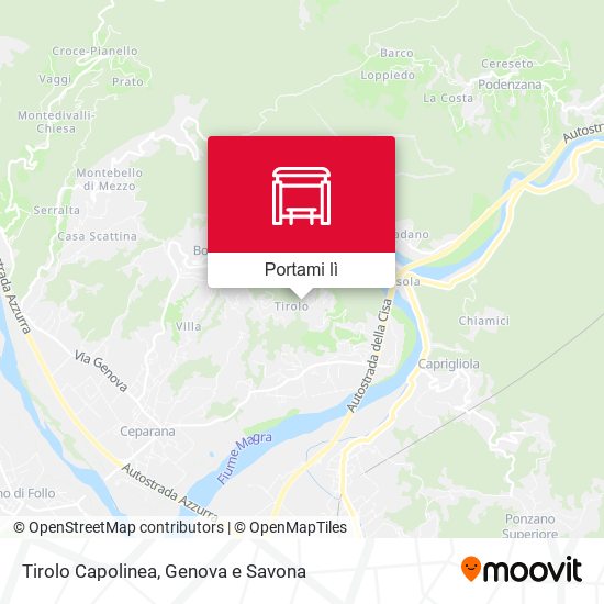 Mappa Tirolo Capolinea
