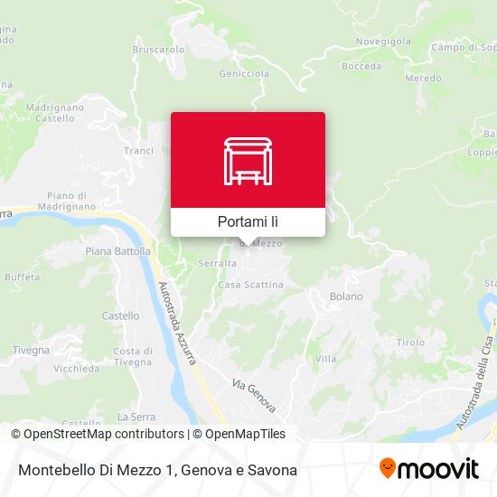 Mappa Montebello Di Mezzo 1
