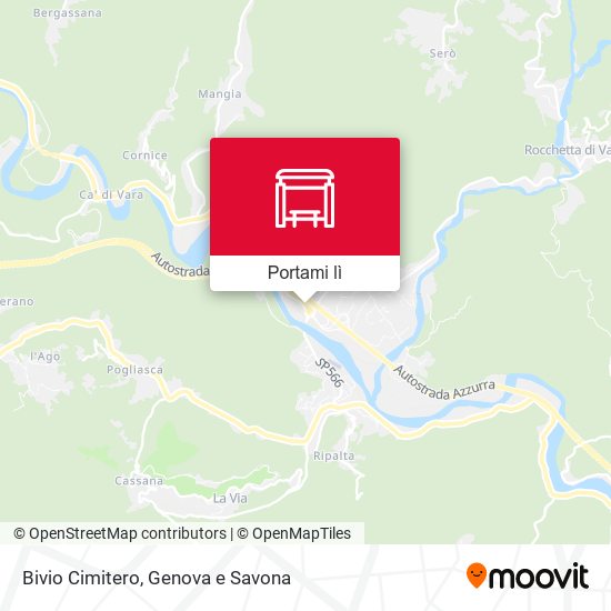 Mappa Bivio Cimitero