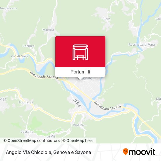 Mappa Angolo Via Chicciola