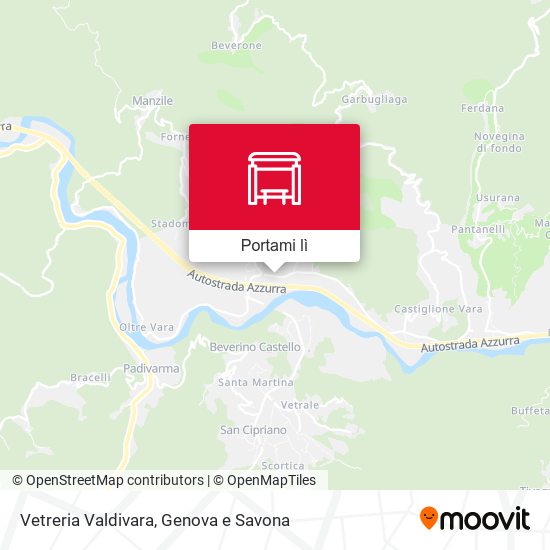 Mappa Vetreria Valdivara