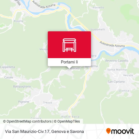 Mappa Via San Maurizio-Civ.17