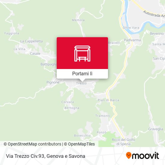 Mappa Via Trezzo Civ.93