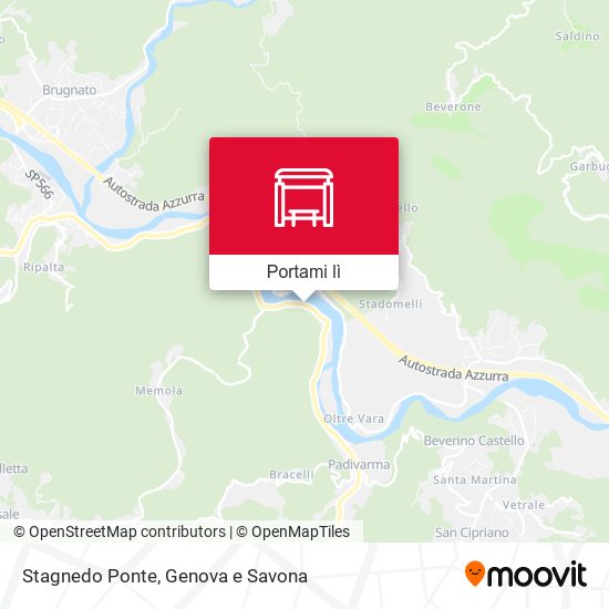 Mappa Stagnedo Ponte