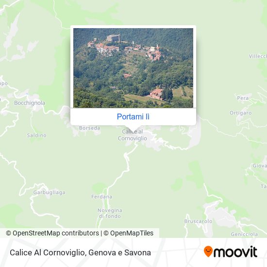 Mappa Calice Al Cornoviglio