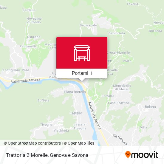 Mappa Trattoria 2 Morelle