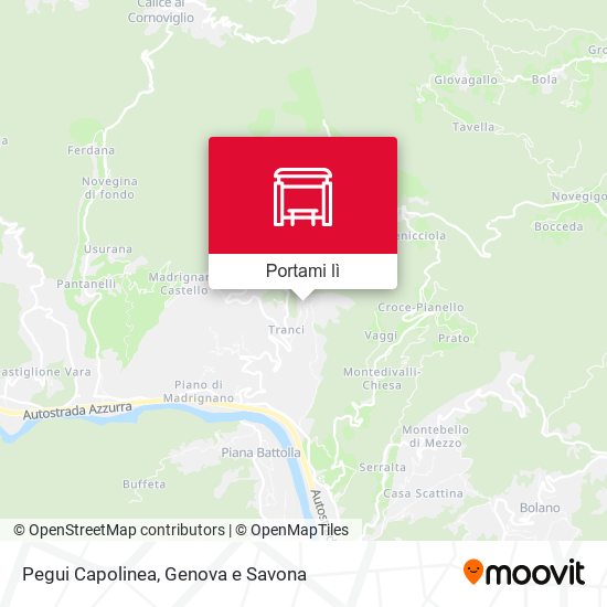 Mappa Pegui Capolinea