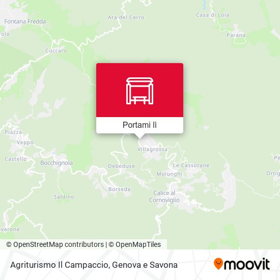 Mappa Agriturismo Il Campaccio
