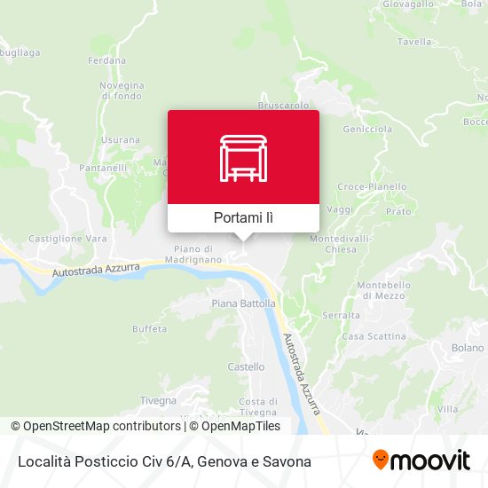 Mappa Località Posticcio Civ 6/A