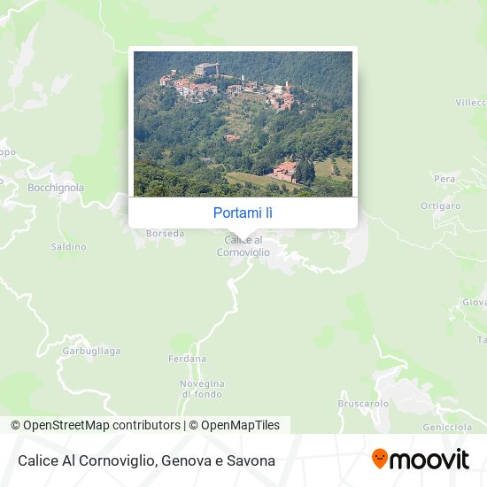 Mappa Calice Al Cornoviglio
