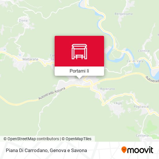 Mappa Piana Di Carrodano