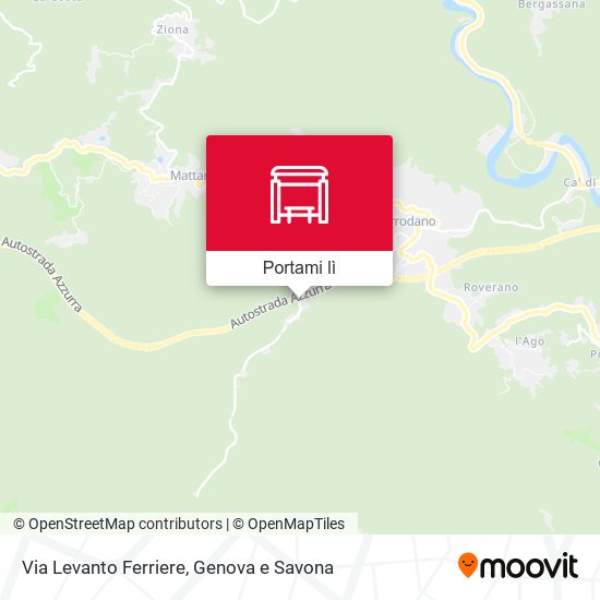 Mappa Via Levanto Ferriere