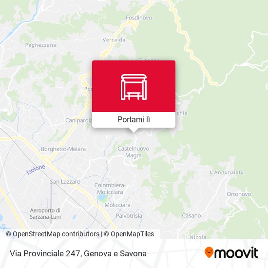 Mappa Via Provinciale 247