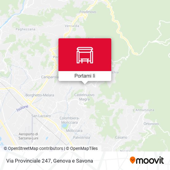 Mappa Via Provinciale 247