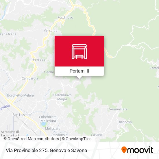 Mappa Via Provinciale 275